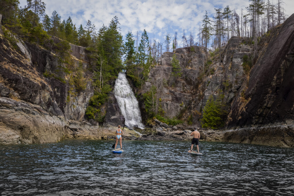 Stand up paddle boarding Vancouver Island