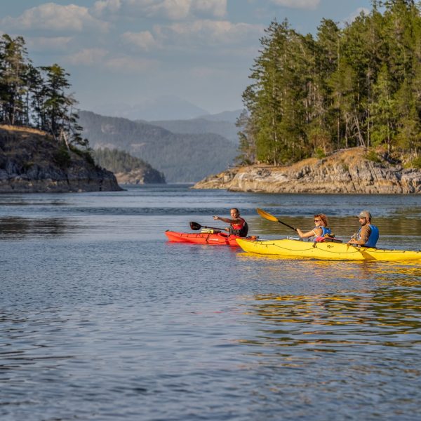 Kayaking Quadra Island