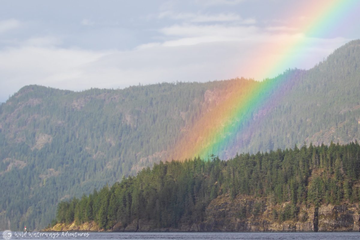 Rainbow over Quadra Island